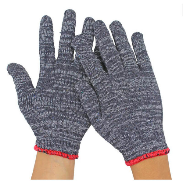 COTTON GLOVES (GREY)